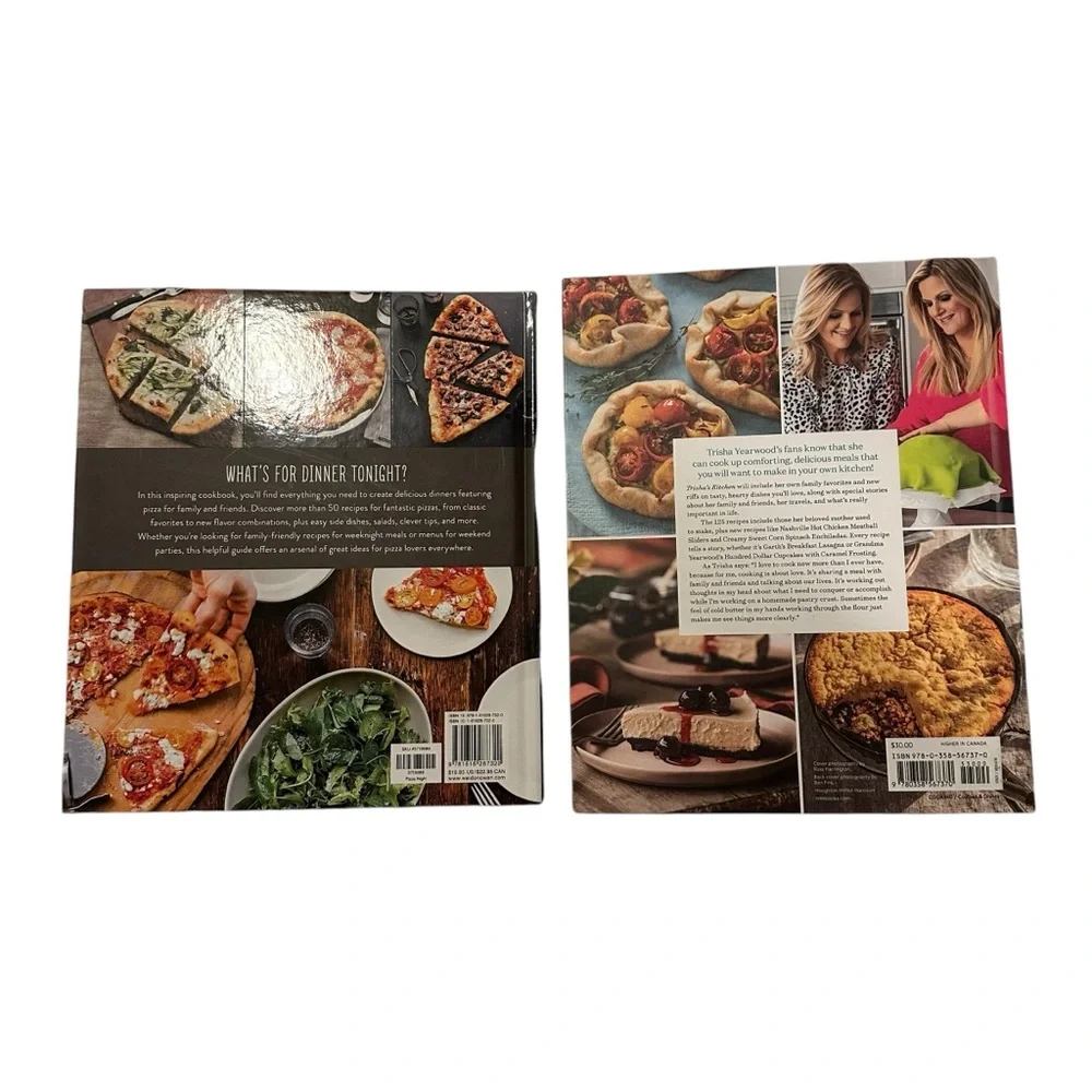 Cookbooks Williams Sonoma Pizza Night & Trisha’s Kitchen Trisha Yearwood